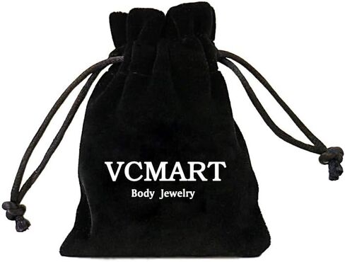 VCMART ثقب الحاجب مجوهرات الفولاذ المقاوم للصدأ منحني الحديد القرط الصغير الحاجب حلقة عمودية Labret الشفاه مجوهرات الأذن روك الحلزون محارة Daith للنساء الرجال 16 جرام 6 مم / 8 مم / 10 مم / 12 مم in Kuwait
