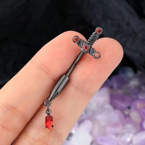 Belly Button Ring,14G Surgical Steel Belly Button Rings Barbell Jewelry,Navel Rings Curved Barbell Piercing Belly（9 PCS） in Saudi Arabia