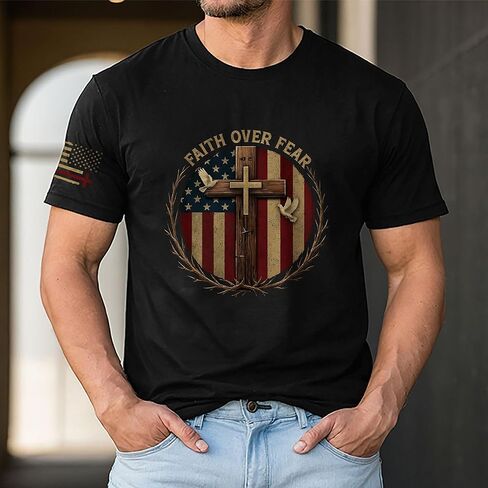 Rooted in Christ Shirt, Christian Shirts for Men, Cross Shirt, Religious Shirts for Men, Jesus Tshirt 1 in Saudi Arabia
