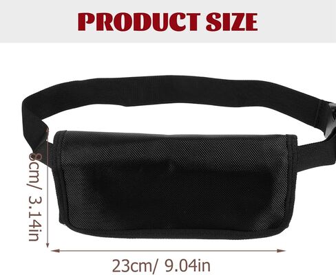 Fanny Pack Money Belt – Professional Waterproof Oxford Cloth Money Bag for Waitress, Server, Cashier, Vendor & Event Staff,9X3X3 Inches in Saudi Arabia