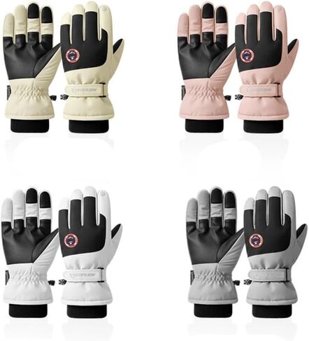 Winter Waterproof Ski Snow Warm Gloves for Women Men Windproof Cold Weather for Cycling Sports Outdoor Daily Work in Saudi Arabia