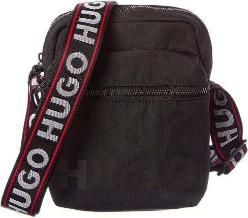 Hugo Quentyn Multipocketed Crossbody Bag ، Black Jade ، PCE. in Saudi Arabia
