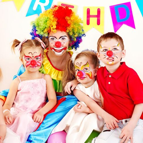 12 قطعة الأنف المهرج الأحمر تضيء الرنة الأنف الكبار مهرج اكسسوارات لعيد الميلاد حفلة زي المرحلة الدعائم in Kuwait