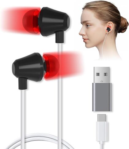 سماعات أذن 2 في 1 للراحة - مناسبة لتخفيف الأذن، تنطبق على USB-C وUSB in Kuwait