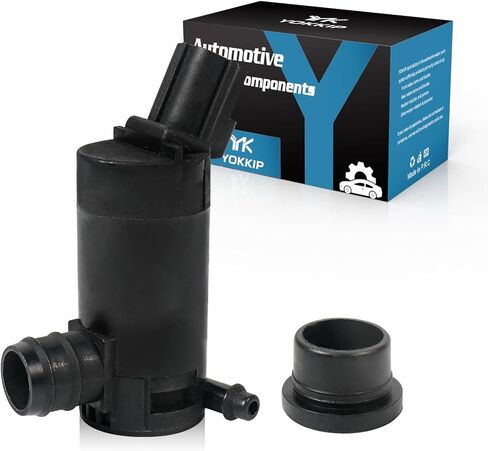 Windshield Washer Pump - Replacement for Chevy Silverado 1500, 2500, 3500, GMC Acadia, Sierra 1500, 2500, 3500, Cadillac CT6, XT4, XT5 Washer Fluid Pump Replaces OEM: 22999423, 84518407 in Kuwait