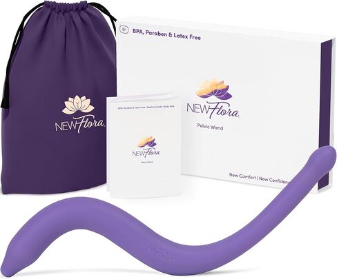 NewFlora Pelvic Wand Perineal Massage Wand for Women & Men, S Shaped Massager Tool in Saudi Arabia