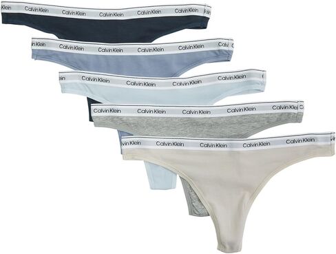 Calvin Klein womens Modern Logo Thong 5-pack in Saudi Arabia