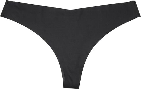 4/6 Pack Seamless Thongs for Women Low Rise No Show Invisible Panties Stretch Soft Sporty Underwear for Ladies in Saudi Arabia
