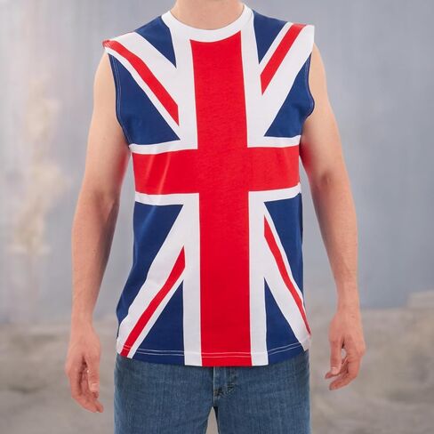Largemouth Men's British Flag Tank Multicolor in Saudi Arabia