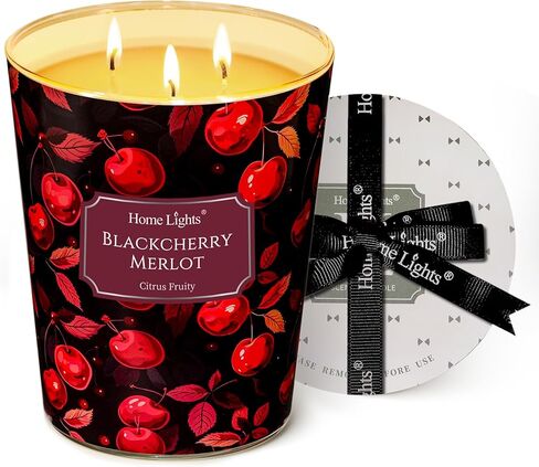 الرئيسيةأضواء الشموع المعطرة | جرة كبيرة 34 أوقية شمعة الصويا الطبيعية | يدوم لمدة 130 ساعة مع 3 فتائل | أنماط مختلطة انتقائية لديكور المنزل | هدايا للأم والنساء، بلاك شيري ميرلوت in Kuwait