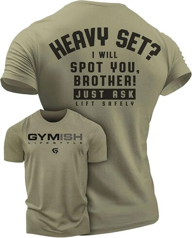 Spotter Gym Shirt Funny Sayings Lifting T-Shirt, Workout Motivations in Saudi Arabia