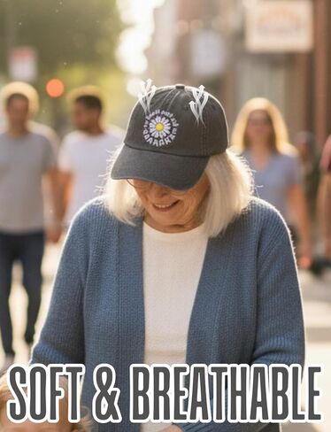 InnoBeta Grandma Gifts with Daisy Grandma Cap, Daisy Gifts Cap Embroidered Adjustable Hat Gifts Accessory for Birthday & Christmas Grey - My Favorite People Call me Grandma in Saudi Arabia