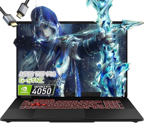 ASUS TUF Gaming Laptop 2024 - AMD Ryzen 7 7735HS Beat i7-12650H - RTX 3050 - Backlit Keyboard RGB - 15.6" FHD Display 144Hz - 32GB DDR5 RAM - 1TB PCIe SSD - Gaming PC - HDMI Cable in Kuwait