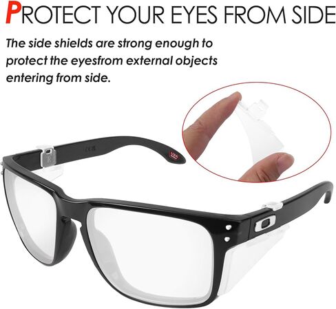 نظارة Vonxyz دروع جانبية لنظارة Oakley Holbrook OO9102|Holbrook XL OO9417|Holbrook AF OO9244 نظارة شمسية - خيارات متعددة in Kuwait