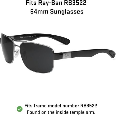 Revant Replacement Lenses for Ray-Ban RB3522 64mm in Saudi Arabia