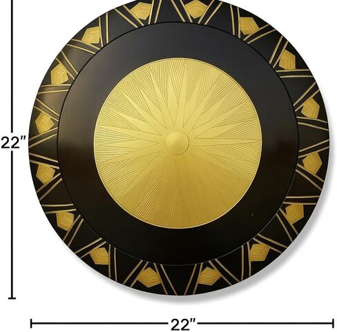Wonder Woman Movie Metal Shield Costume Accessory for Adults Replica Roleplay, Cosplay Gift for Women Wall Decor 22" Inches in Saudi Arabia