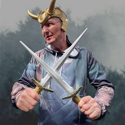 18" Long Foam Short Sword of Loki God Of Mischief for Cosplay Halloween Costume Prop in Saudi Arabia