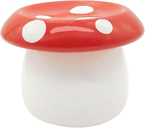 Mushroom Ring Holder Jewelry Tray Ceramic Trinket Dish Mushroom Room Decor for Necklace Earrings Ring Dish Mushroom Gifts for Women in Saudi Arabia