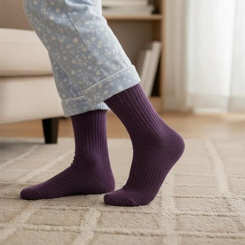 5pcs Mid-Crew Thermal Socks, Cold Weather Socks for Men and Women in Saudi Arabia