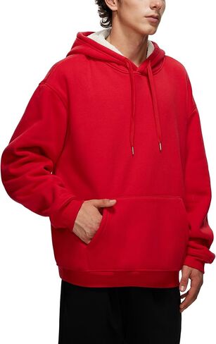 Mens Hoodies Sweatshirts Heavyweight Thick Oversized Hoodie Fleece Vintage Cotton Women Sweatshirt Plain Weighted in Saudi Arabia
