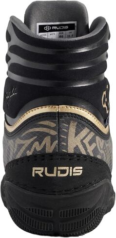 Generic حذاء مصارعة للكبار Rudis KS Infinity Edge أسود | Pro Mens Sport Adult Youth Boys Boxing MMA BJJ NFHS Varsity College in Kuwait
