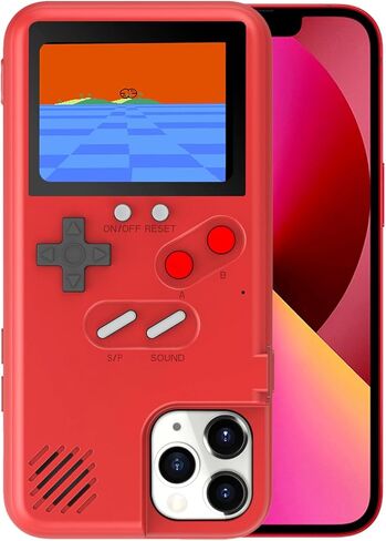 Game Phone Case, 168 Built-in Small Video Games, Black, Compatible with iPhone 6 Plus, 6S Plus, 7 Plus, 8 Plus in Saudi Arabia
