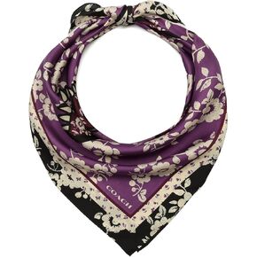 Coach Jonie Floral Rexy Printed Silk Square in Kuwait