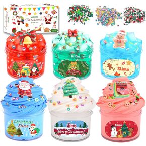11 Pack Mini Cloud Slime Kit, Cloud Slime with Peachybabies and Unicorn Charms, Scented DIY Slime Supplies for Girls and Boys, Stress Relief Toy, Party Favor, Birthday, Made by Yaobilei in Saudi Arabia