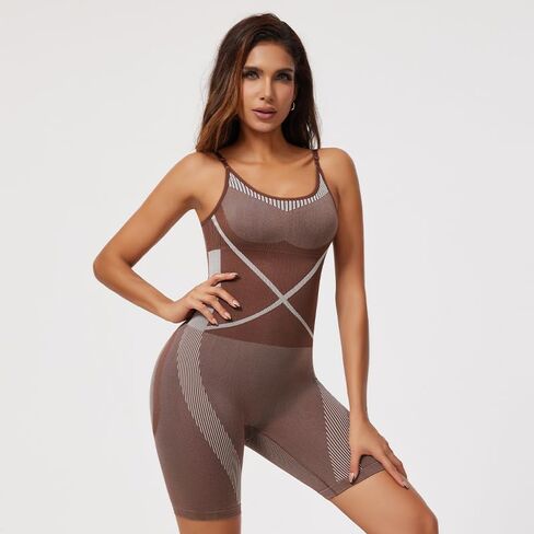 Women’s Seamless Shapewear Bodysuit – Tummy Control Waist Trainer with Butt Lifter, Sleeveless Full-Body Shaper in Saudi Arabia