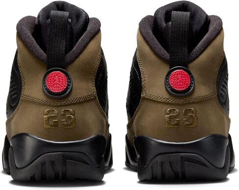 Olive Jordan 9 Retro for Kids - HV4574-030 by JORDAN in Saudi Arabia