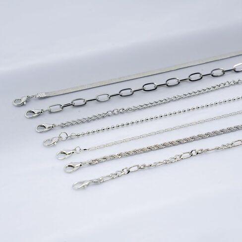 14K Gold/Silver Ankle Bracelets for Women,Dainty Layered Sparkly Chain Rhinestone Anklet,Stackable Waterproof Beach Anklets,Ajustable 8.65"+2.3" Anklets Bracelets for Women,Cute Summer foot Jewelry Gift in Saudi Arabia