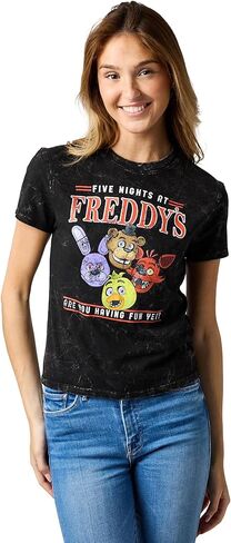 Five Nights at Freddy's Having Fun Yet Women's Cropped Baby Tee in Saudi Arabia