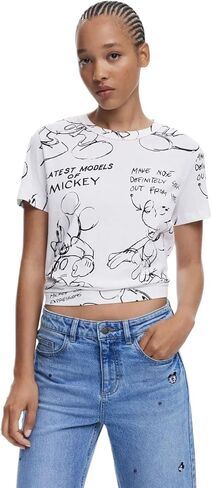 Desigual Womens Ts_Mickey Sketch in Saudi Arabia