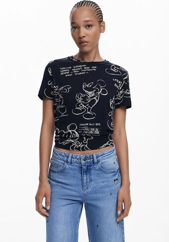 Desigual Womens Ts_Mickey Sketch in Saudi Arabia