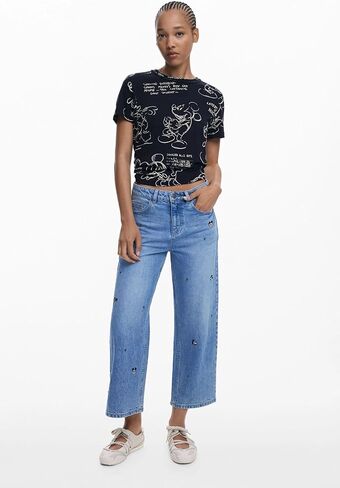 Desigual Womens Ts_Mickey Sketch in Saudi Arabia