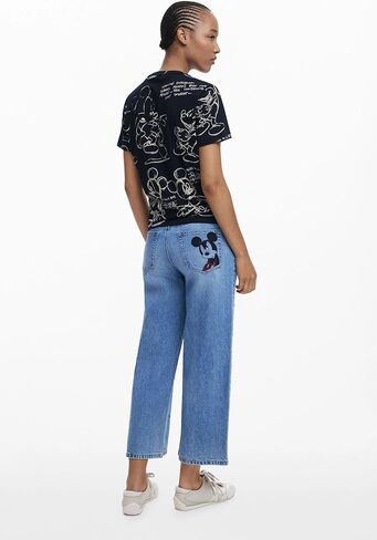 Desigual Womens Ts_Mickey Sketch in Saudi Arabia