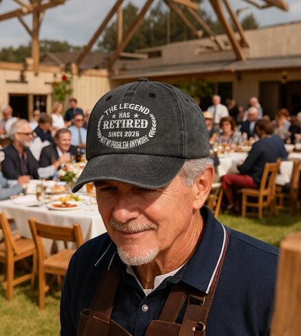 Retirement Gifts for Men Women 2026 Retired Hat Gift for Friend Mom Dad and Coworker, Boss Ideas Embroidered Baseball Cap in Saudi Arabia