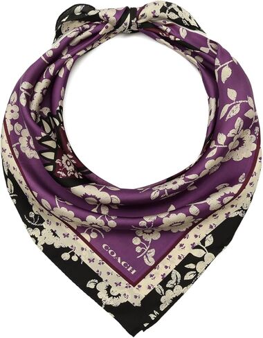 Coach Jonie Floral Rexy Printed Silk Square in Kuwait