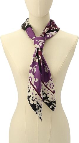 Coach Jonie Floral Rexy Printed Silk Square in Kuwait