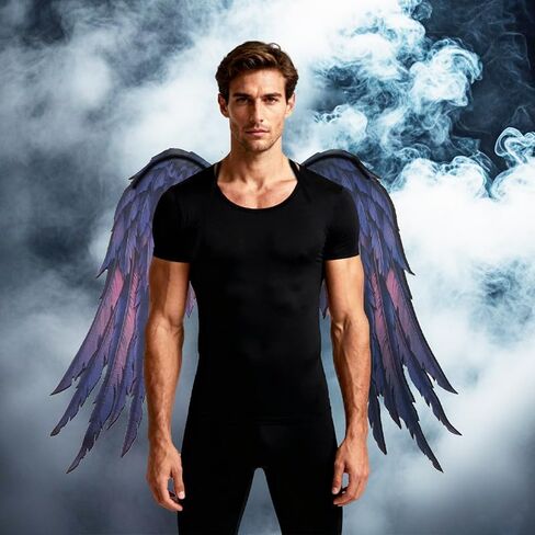 Owl Wings Props Birds Decorative Wing Non-Woven Fabric Eagle Hawk Cosplay Halloween for Men Woman in Saudi Arabia