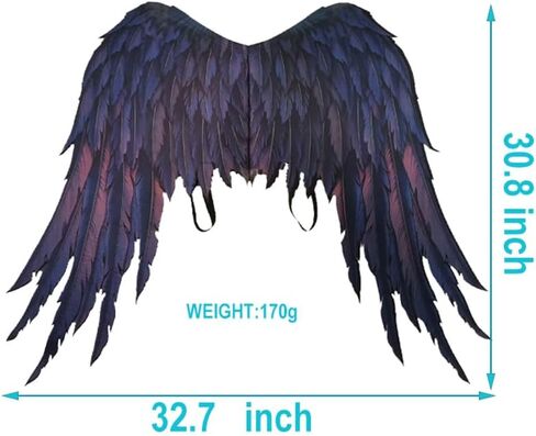 Owl Wings Props Birds Decorative Wing Non-Woven Fabric Eagle Hawk Cosplay Halloween for Men Woman in Saudi Arabia