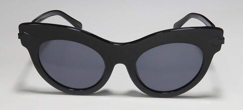 Karen Walker Miss Lark Womens/Ladies Cat Eye Full-rim 100% UVA & UVB Lenses Prestigious Designer Retro Upscale Sunglasses/Shades (52-22-145, Black) in Saudi Arabia