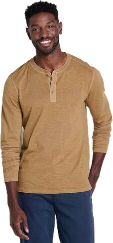 Toad&Co Primo Long Sleeve Henley in Saudi Arabia