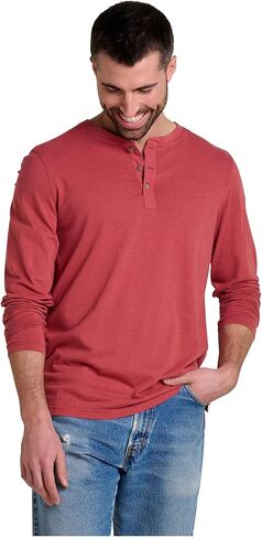 Toad&Co Primo Long Sleeve Henley in Saudi Arabia