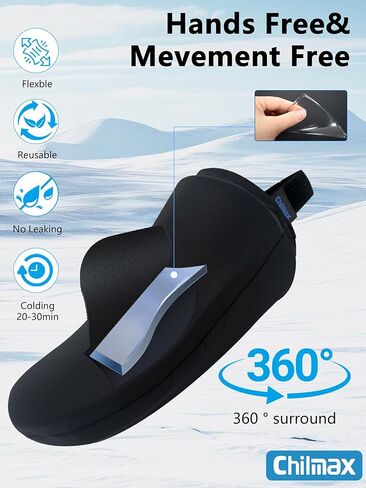 Foot Toes Ice Pack Wrap for Broken Toe & Bunion Pain,Reusable Cold & Heat Pack for Top of Foot & Forefoot Surgery Recovery,Best Ice Sock for Gout,Injuries,Swelling,Neuropathy Relief (1pcs) in Saudi Arabia