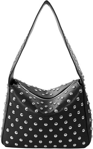 Studded Purses Y2k Shoulder Bag 90s Punk Women Small Shouder Purse Vegan Leather Designer Handbags Streetwear in Saudi Arabia