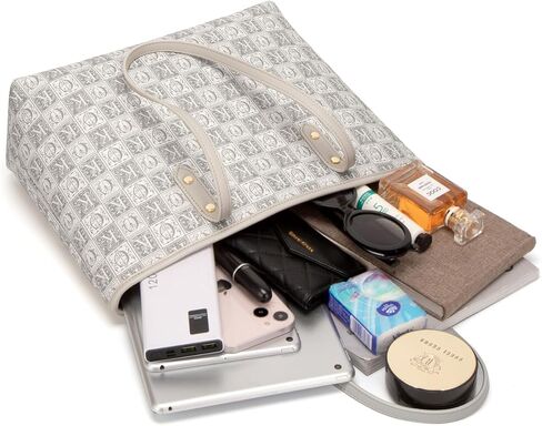Work Tote Bag for Women Leather Lightweight Travel Tote Bag with Zipper Gifts for Women in Saudi Arabia