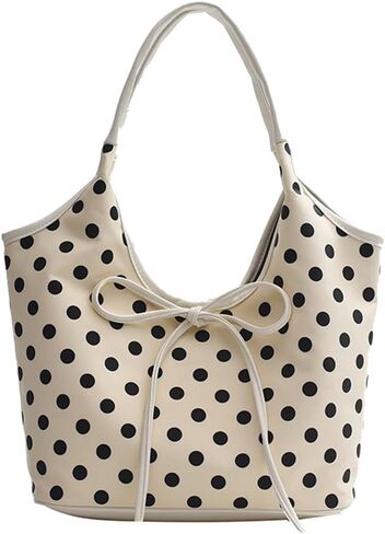 Nylon Tote Bag for Women Polka Dot Shoulder Bags for Women Lightweight Slouchy Tote Large Hobo Bag Travel Gym Overnight 2026 in Saudi Arabia