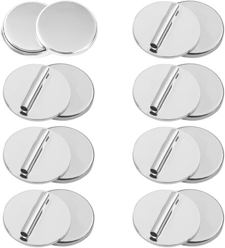 4 Pairs Mini Magnetic Pin Brooch Converters, Magnetic Clasps for Clothing Metal Pin Backs Almost Invisible Magnet Pin Converter for Hijab Scarf Shawls Thin Fabric in Kuwait