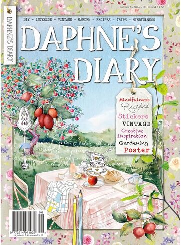 Daphne's Diary Magazine #5 2024 (ENGLISH) | Creative Art Craft Workbook | Interactive Diary Magazine for Mindfulness, Coloring, Art, Cooking, Travel | Full of Creative Inspirations and Sweet Articles in Saudi Arabia